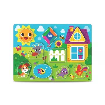 Kinderhits: Holz-Steckpuzzle - Bauernhof - . bild aus