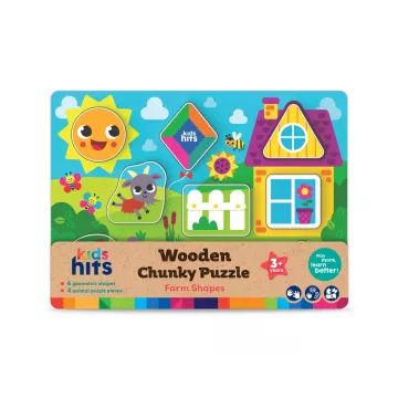 Kinderhits: Holz-Steckpuzzle - Bauernhof - . bild aus
