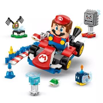 LEGO® Super Mario Mario Kart – Interaktywny LEGO® Mario i Standardowy Kart 72043 - .zdjęcie 
