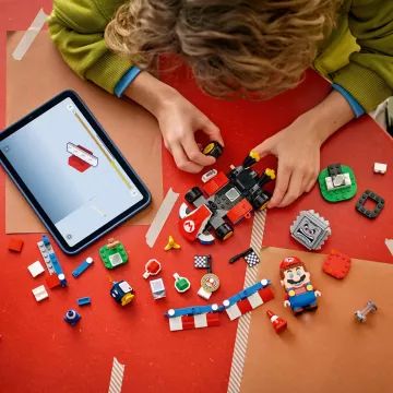 LEGO® Super Mario Mario Kart – Interaktywny LEGO® Mario i Standardowy Kart 72043 - .zdjęcie 