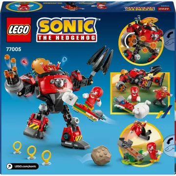 LEGO® Sonic ezis Knuckles cīņa ar Dr. Eggman Olšūnu Drupinātāju 77005 - .attēls