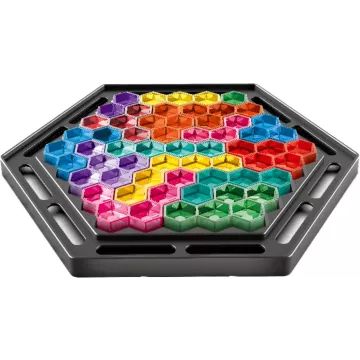 Puzzle logiczna gra - sześciokątna - .zdjęcie 