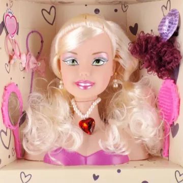 Make-up poppenhoofd - .afbeelding