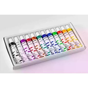 Nebulo: Ensemble de peintures à tempera - 12 pièces - .image