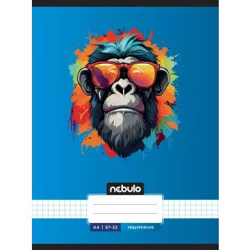 Caderno quadriculado Xtreme - A4, várias opções - .Imagem