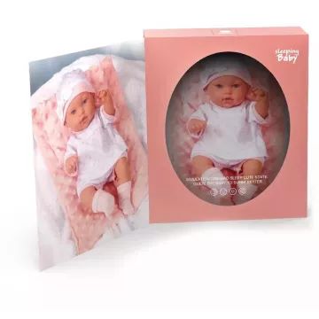 Weiche Puppe in der Schachtel, Pink - 33 cm - . bild aus