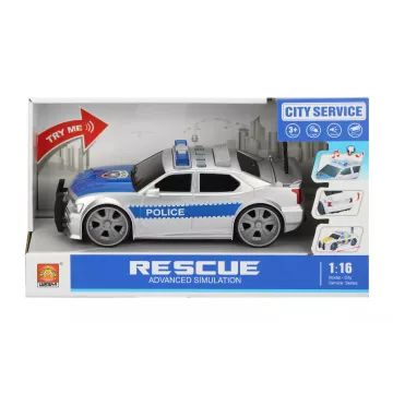 Politieauto met licht- en geluidseffecten, 1:16 - .afbeelding
