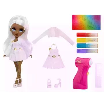 Păpușă Rainbow High cu păr colorabil și accesorii - mai multe modele - în limba maghiară - .foto