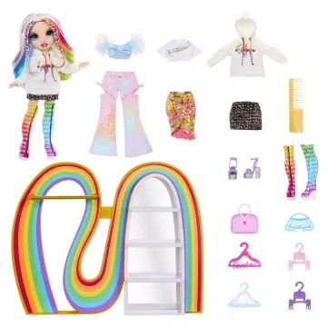 Rainbow High Amaya varavīksnes garderobes rotaļu komplekts - ungāru valodā - .attēls