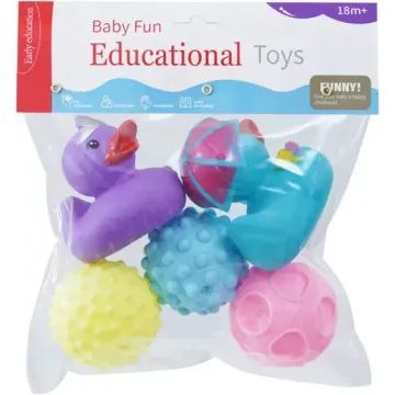 Conjunto de brinquedos de banho com patinhos - 5 peças, várias opções - em húngaro - .Imagem