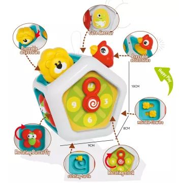 Sensorisch activiteitenspeelgoed voor baby’s – 7-zijdig - .afbeelding