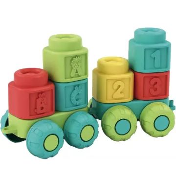 Weiches Baby-Bauset mit 36 Bausteinen - . bild aus
