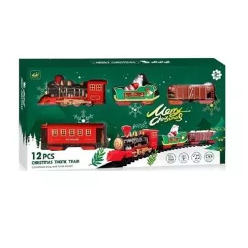 Julesæt med tog - .billede