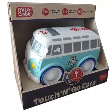 Tryk og kør! babybus med lys og lyde - .billede