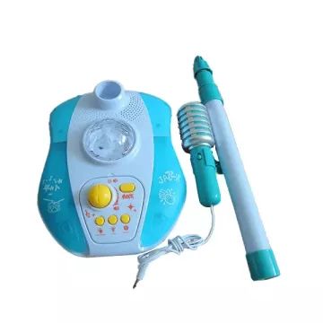 Šviečiantis mikrofonas - „Bluetooth“, stovas - .vaizdas