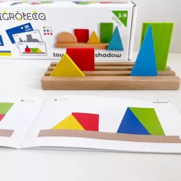 Set de construit logic din lemn - .foto