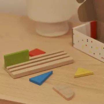 Drewniany zestaw konstrukcyjny logiczny - .zdjęcie 