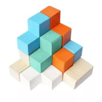 2-in-1 Balancierspiel und Würfelpuzzle - . bild aus