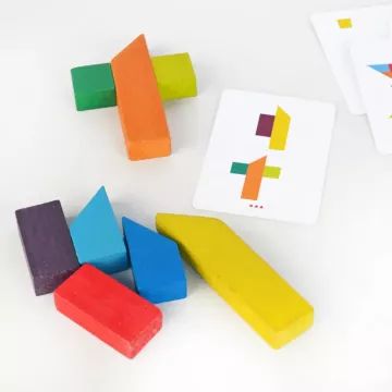 Tangram-Spiel – 8-teilig - . bild aus