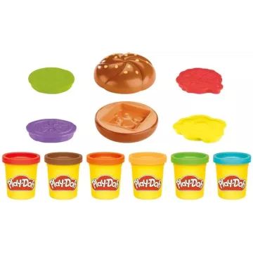 Play-Doh: Σχήματα Τροφίμων - Σετ Κατασκευής Χάμπουργκερ - στα ουγγρικά - .εικόνα