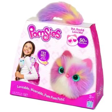 Pomsies: Mielos nešiojamos pompomų augintinės – įvairių rūšių - .vaizdas
