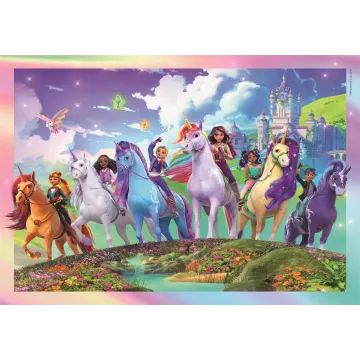 Clementoni: Akademia Jednorożców - Puzzle 104 Elementów - .zdjęcie 