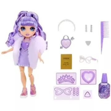Lalka modowa Rainbow High z kryształem - Violet - .zdjęcie 