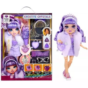Lalka modowa Rainbow High z kryształem - Violet - .zdjęcie 