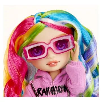 Rainbow High: Creative Crystals divatbaba csináld magad kristály kiegészítőkkel - Amaya - . kép