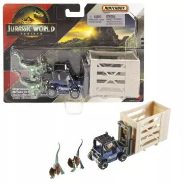 Matchbox: Jurassic World dinozaurų vežėjas - įvairūs modeliai - .vaizdas