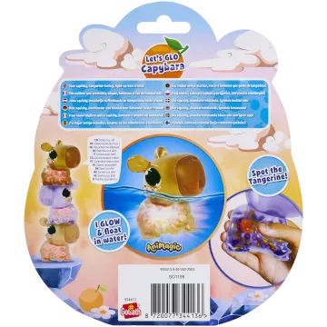 Let's Glo Capybara - világító vízipajtás, barna - . kép
