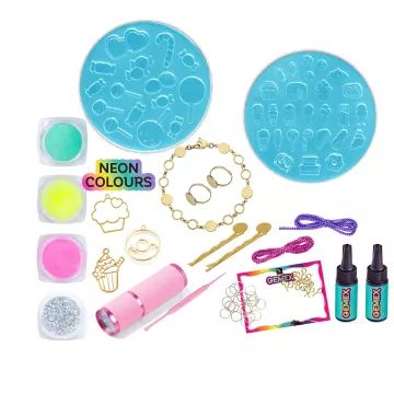 Gemex : Set de création de bijoux en bonbons gemmes avec gel - .image