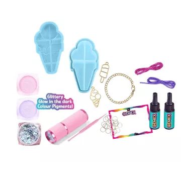 Gemex: Zestaw do tworzenia biżuterii z lodów gélowych jak klejnoty. - .zdjęcie 