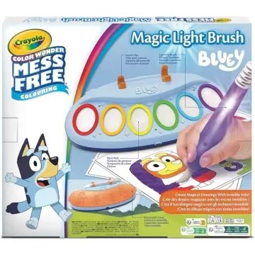 Crayola: Set pictură Magic Color cu pensulă luminoasă - Bluey - .foto