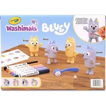 Crayola Washimals: Bluey - inkleurbare en wasbare figuren set - 4 figuren - .afbeelding