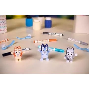 Crayola Washimals: Bluey - inkleurbare en wasbare figuren set - 4 figuren - .afbeelding