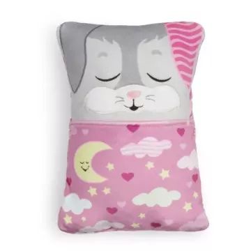 Nici Cosidoos: 2-ühes pööratav kaisuloom ja padi - 20 x 30 cm, jänes - .pilt
