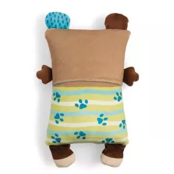 Nici Cosidoos: 2 v 1 obojstranný plyšový medvedík a vankúš - 20 x 30 cm, medveď - .Obrázok