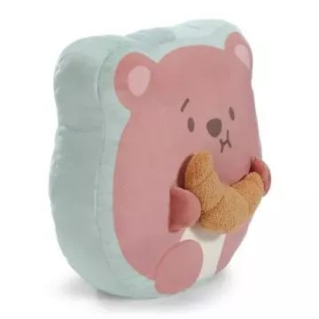 Nici MyMochi: Nomo vankúšik medveď so croissantom - 35 x 33 cm - .Obrázok