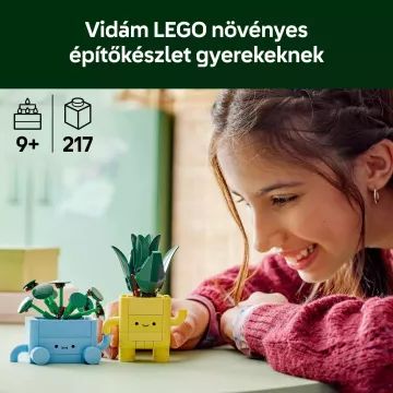 LEGO® Botanicals Mosolygós növények 10349 CSOMAGOLÁSSÉRÜLT - . kép