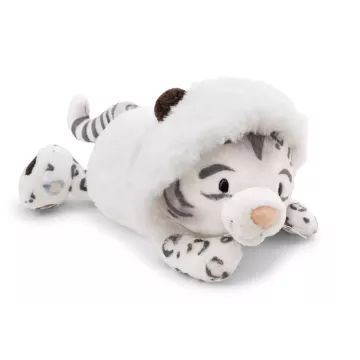 Nici: Eleni Snowbell pluche sneeuwluipaard, met muts, liggend - 45 cm - .afbeelding