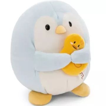 Nici MyMochi: Waddle pluche pinguïn met eend - 16 cm, in geschenkverpakking - .afbeelding