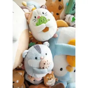 Nici MyMochi: Nomo plüss maci, sült krumplival - 16 cm, díszdobozban - . kép