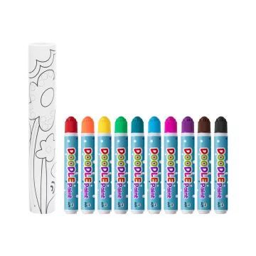 Tookyland: Art Dot Paint Tupfen-Malset mit 4 m Ausmalrolle und 10 Farben - . bild aus