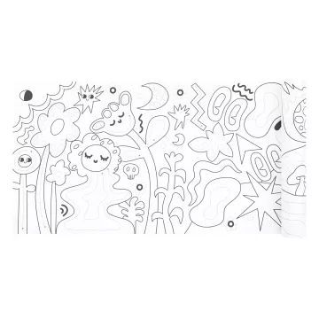 Tookyland: Art Dot Paint Tupfen-Malset mit 4 m Ausmalrolle und 10 Farben - . bild aus