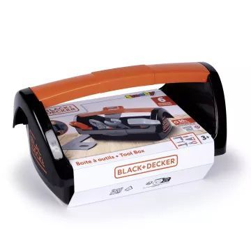 Smoby: Ladă cu unelte Black and Decker, set de 6 bucăți - .foto