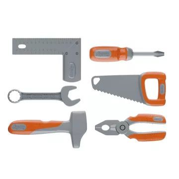 Smoby: Ladă cu unelte Black and Decker, set de 6 bucăți - .foto