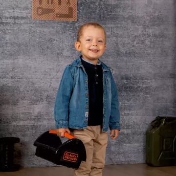Smoby: Ladă cu unelte Black and Decker, set de 6 bucăți - .foto