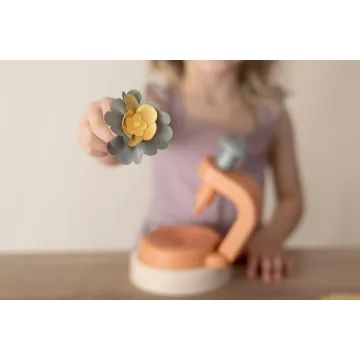 Smoby Crea: Zestaw do tworzenia biżuterii kwiatowej - 100 sztuk - .zdjęcie 