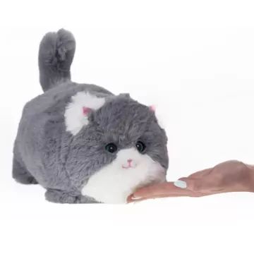 Graue interaktive Plüschkatze - . bild aus